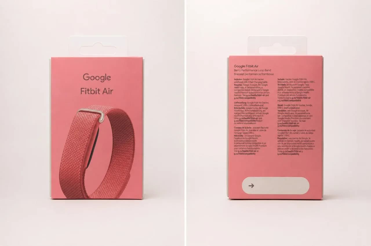 Фитнес-трекер Google Fitbit Air новый