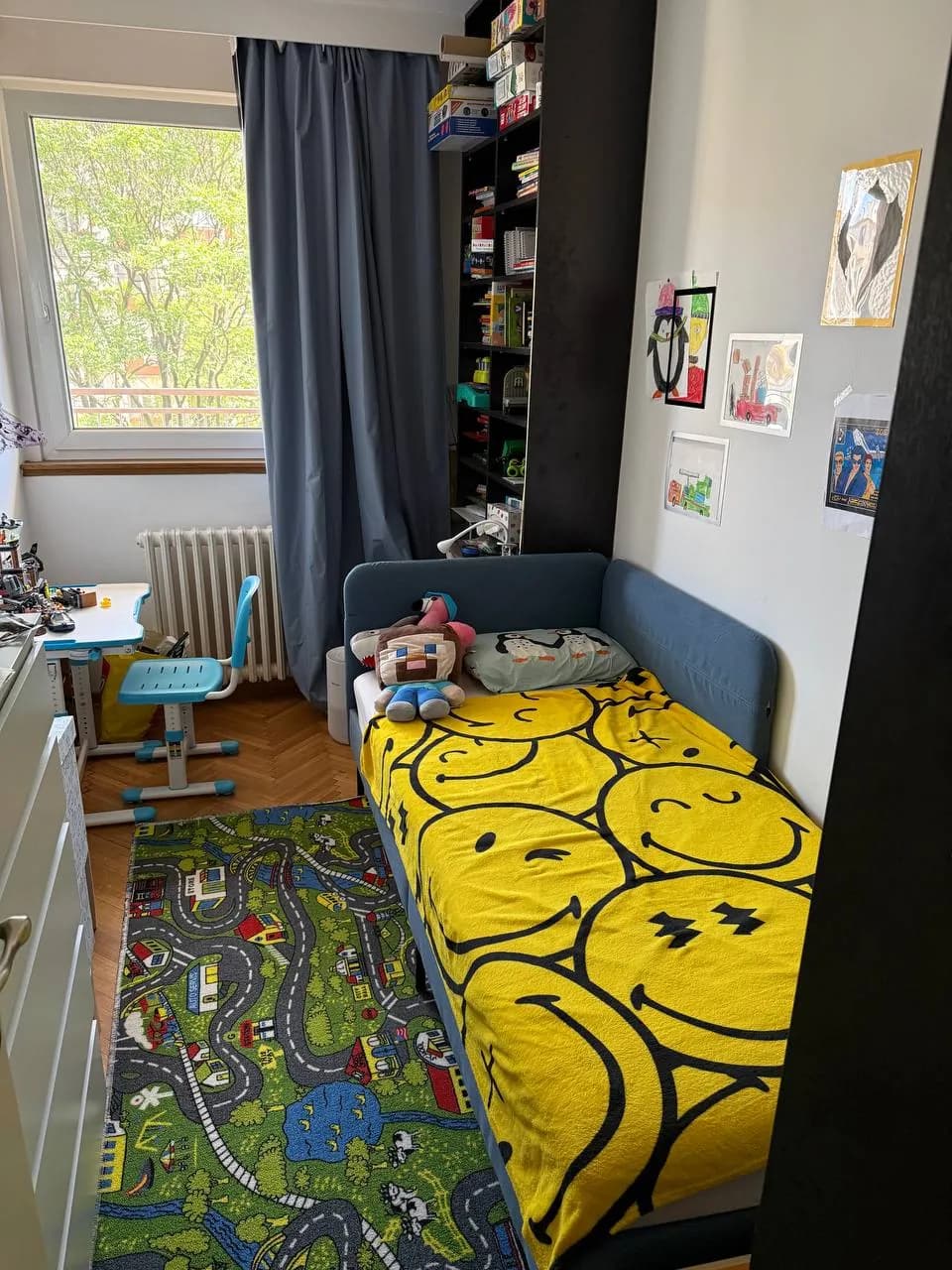 Односпальная кровать IKEA BLAKULLEN 90x200