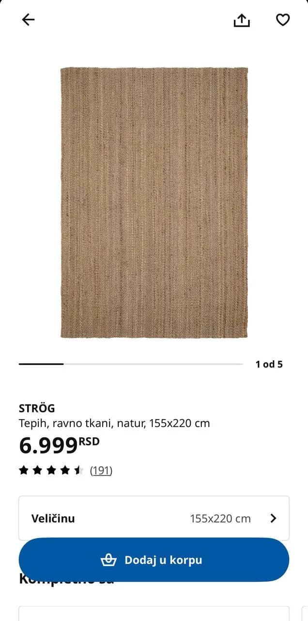 Ковёр IKEA