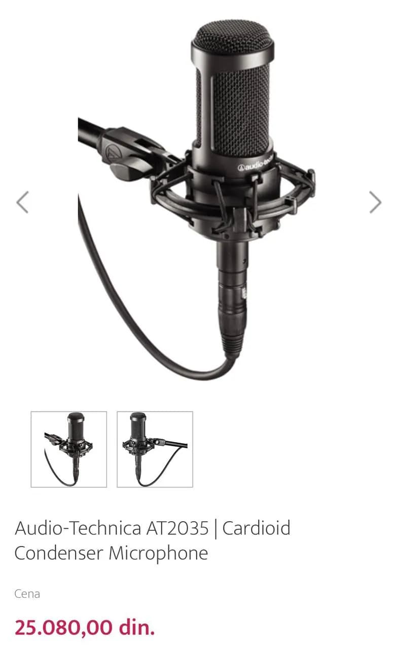 Микрофон Audio-Technica AT2035