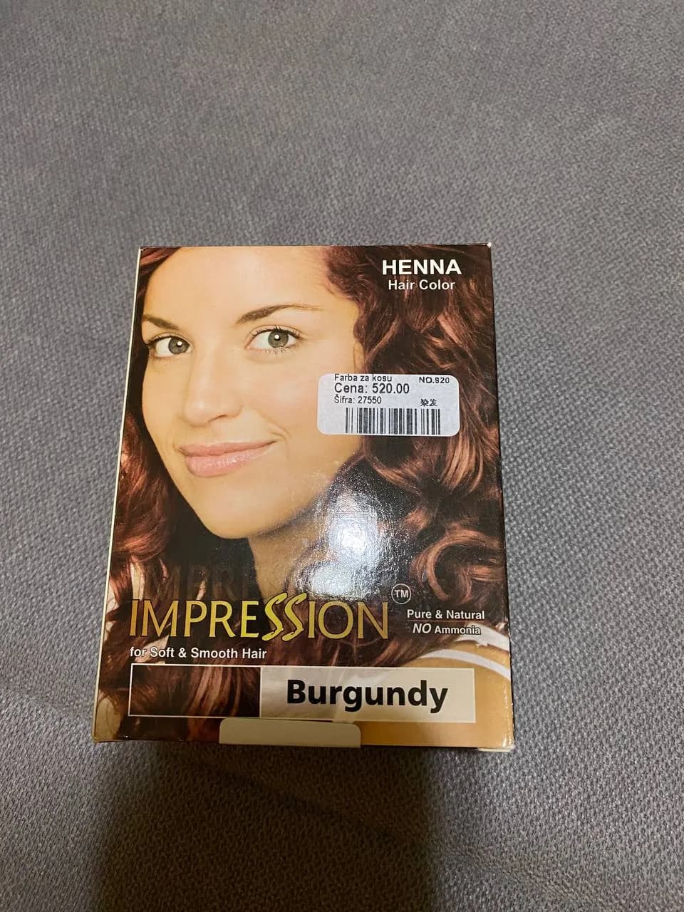 Хна для волос бургунд