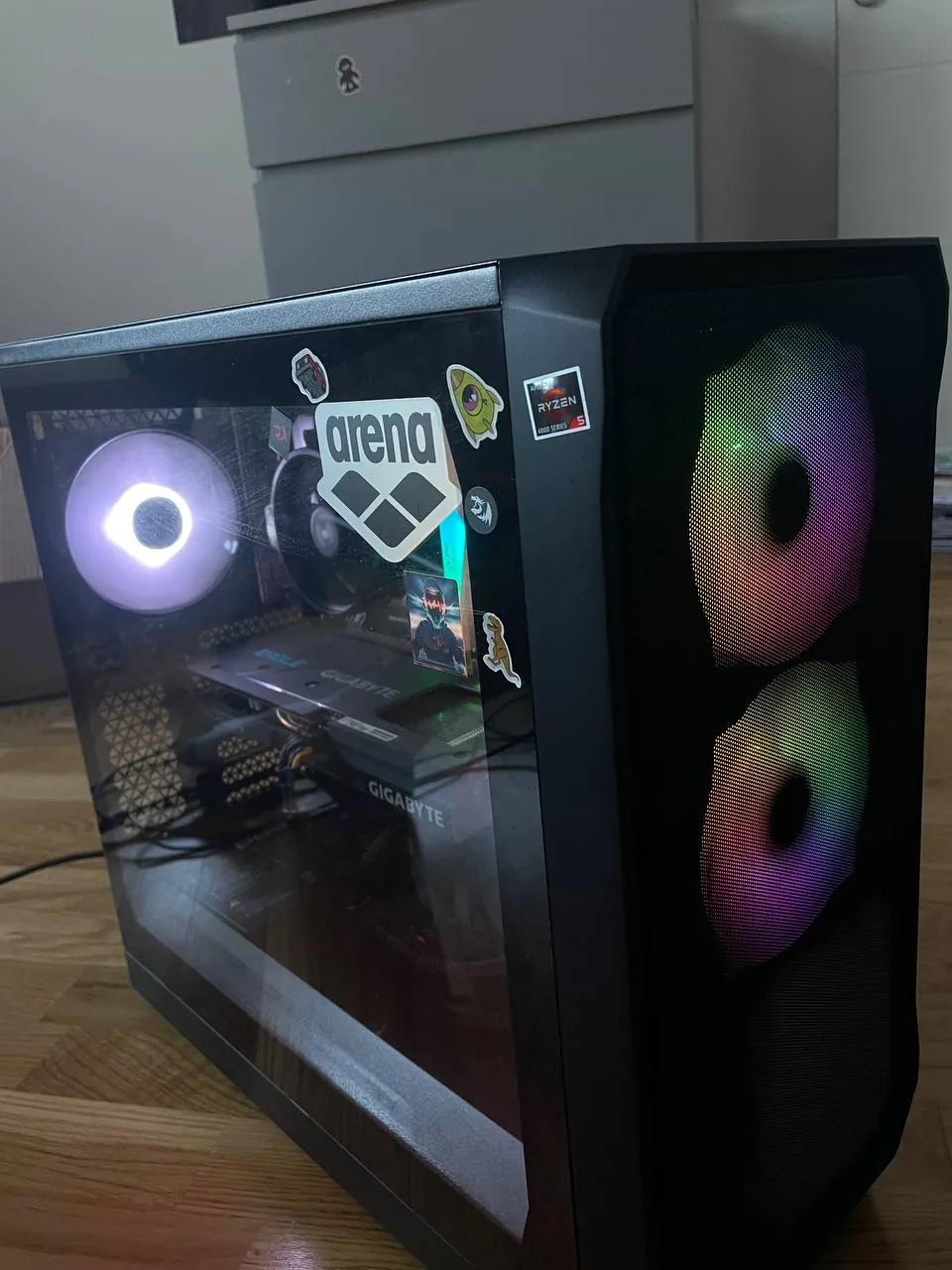 Игровой ПК Ryzen 5 4500 RX 6600 8GB SSD 1TB