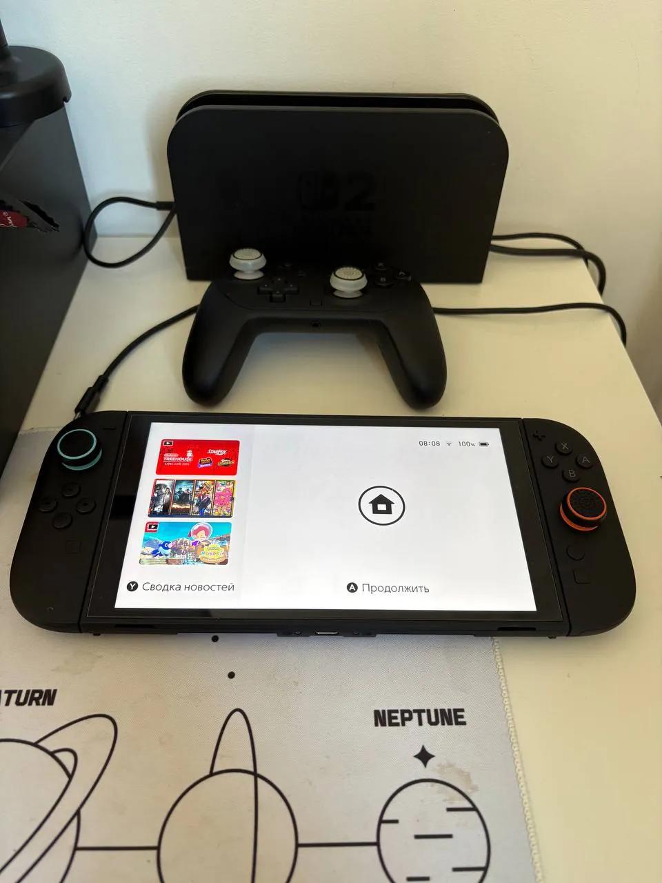 Nintendo Switch 2 с Pro Controller и игрой