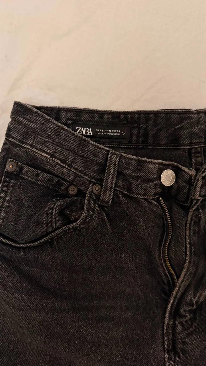 Чёрные джинсы Zara размер 38
