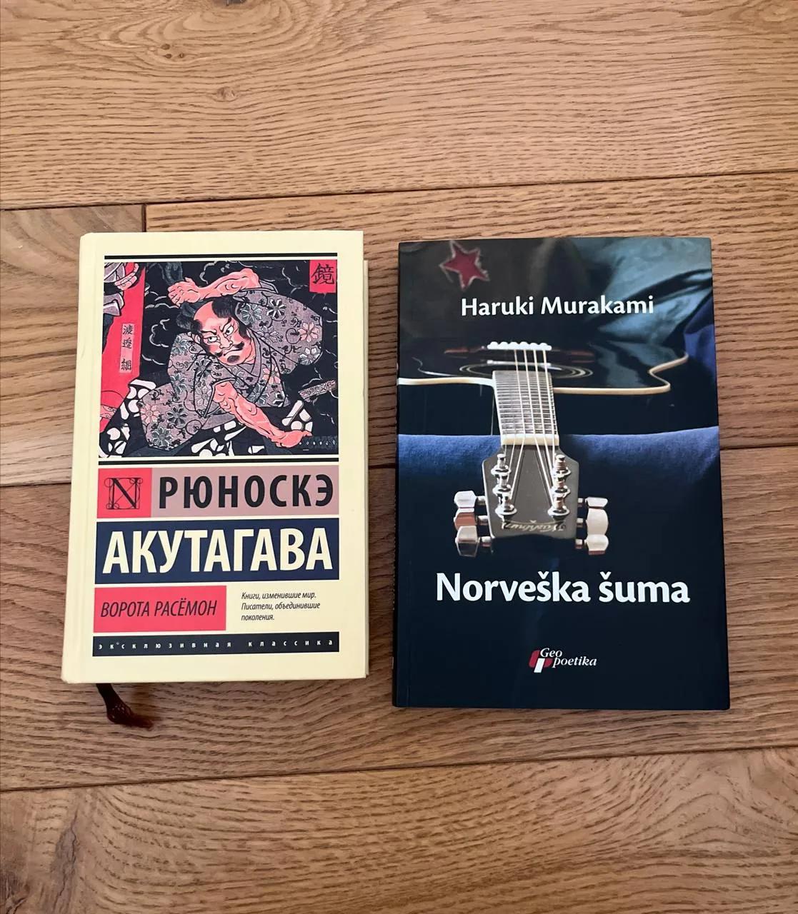 Книги Акутагава и Мураками свитшот