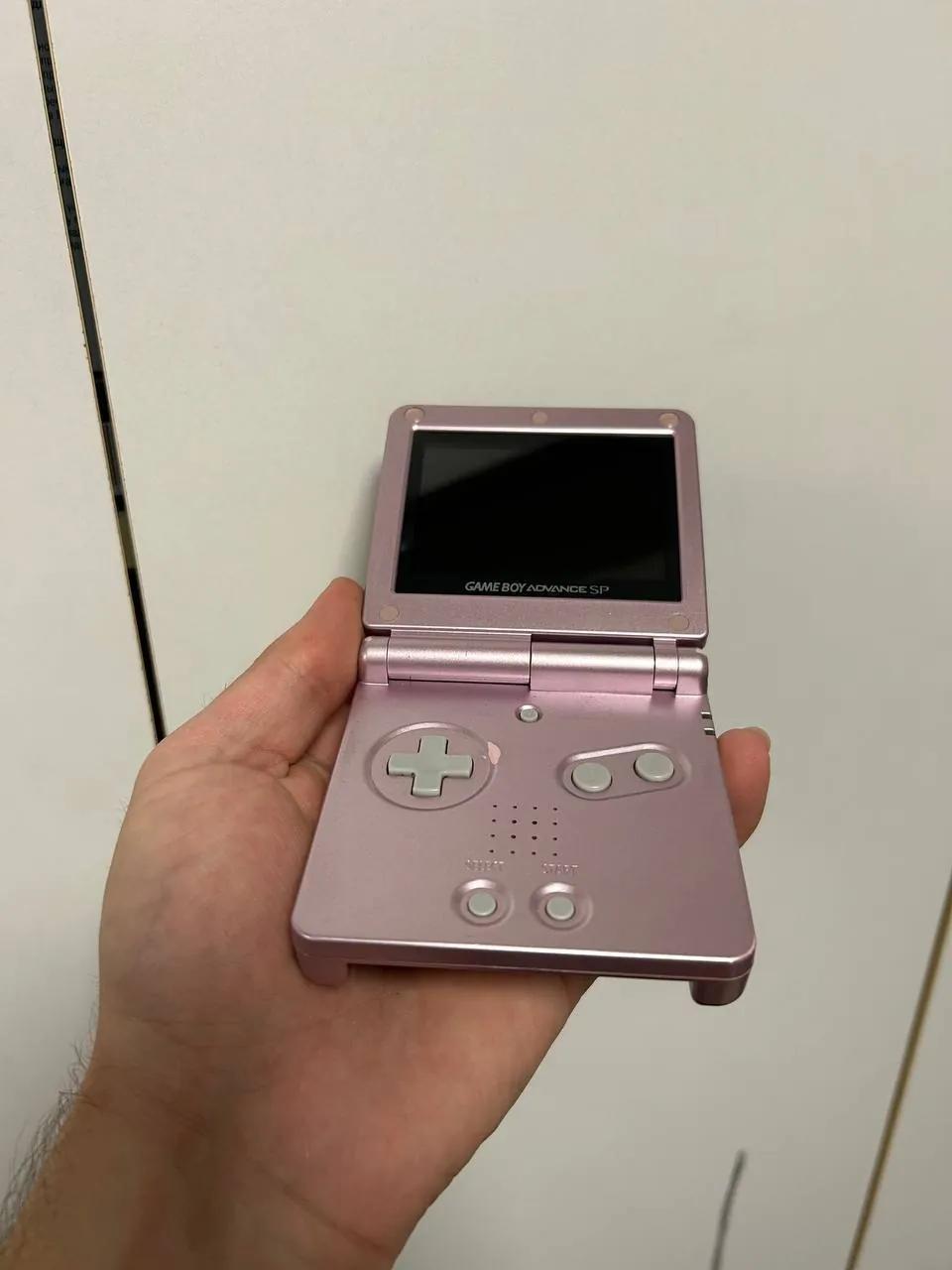 Nintendo Game Boy Advance SP AGS-101 + 12 картриджей