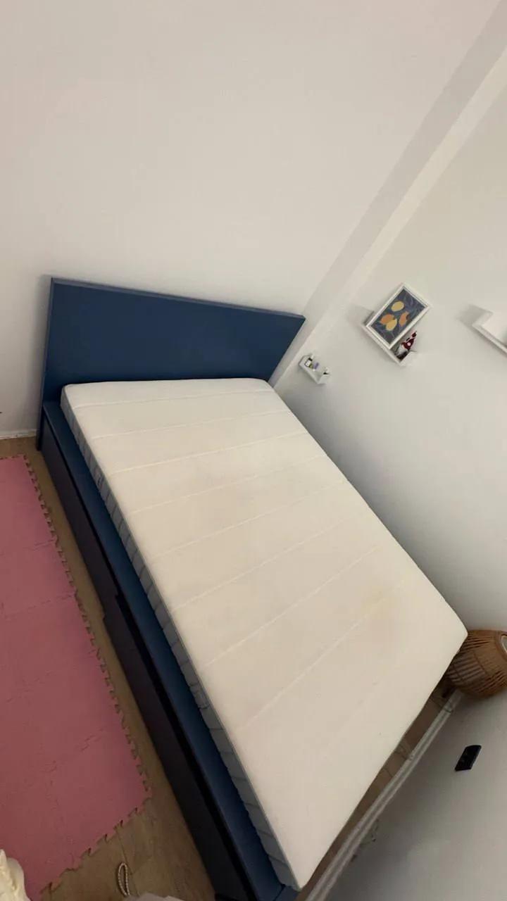 Кровать IKEA MALM 140×200 с матрасом VESTERÖY