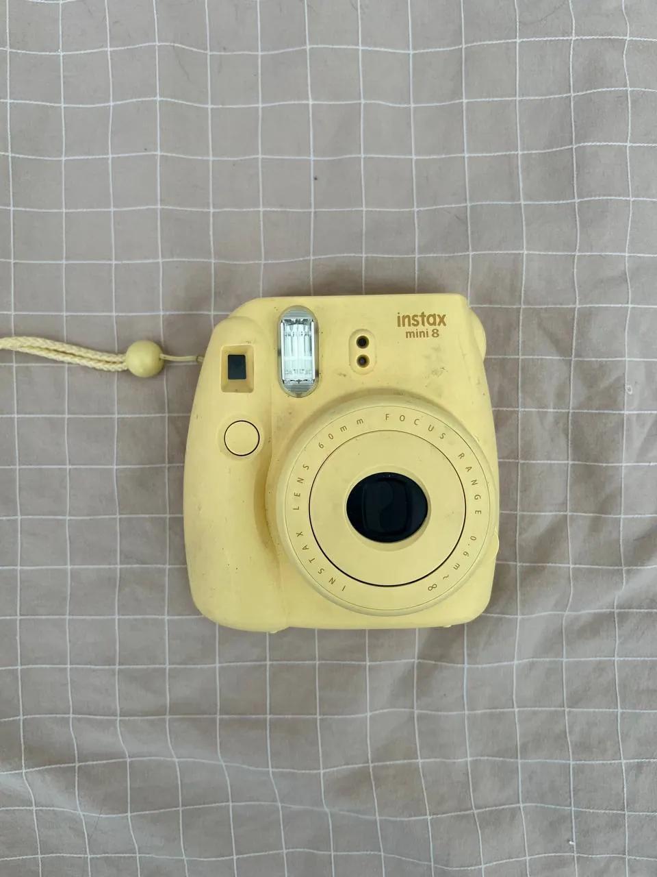 Instax Mini 8 плёночный фотоаппарат жёлтый