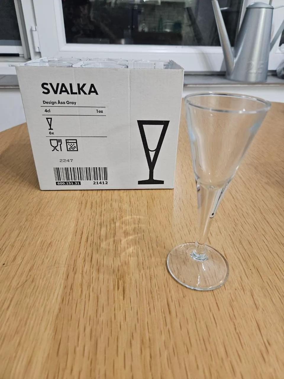 Рюмки IKEA SVALKA 6 шт, новые
