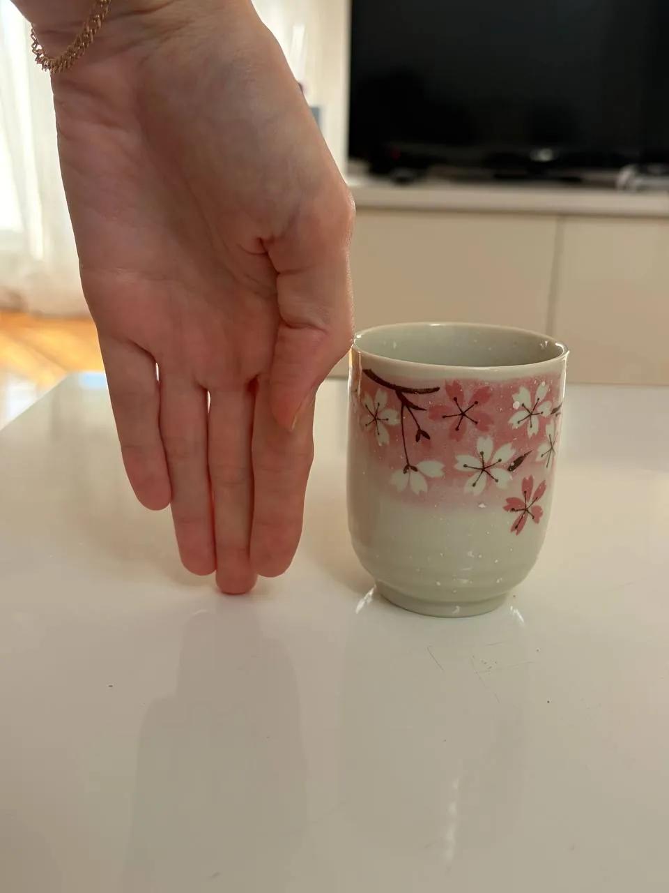 Кружка из Японии подставка ракушка чашка