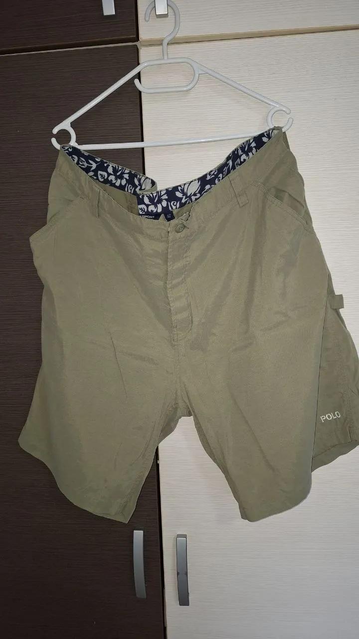 Шорты Ralph Lauren б/у, цвет хаки, размер 42, 100% nilun. Полуобхват талии ~54см. (Доп фота по за...