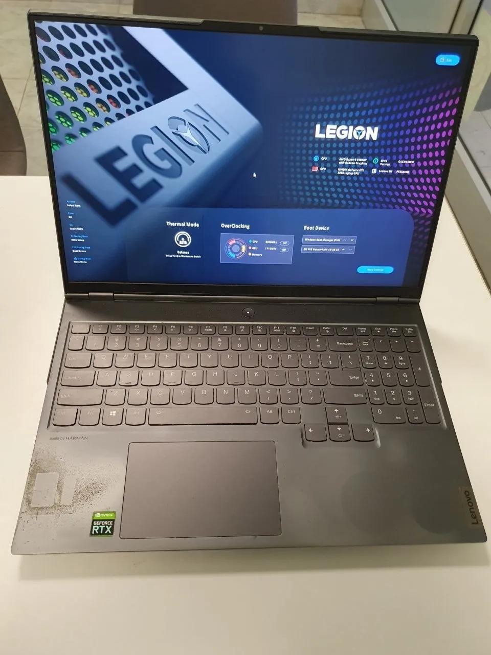 Ноутбук Lenovo Legion 7 RTX 3080 Ryzen 9