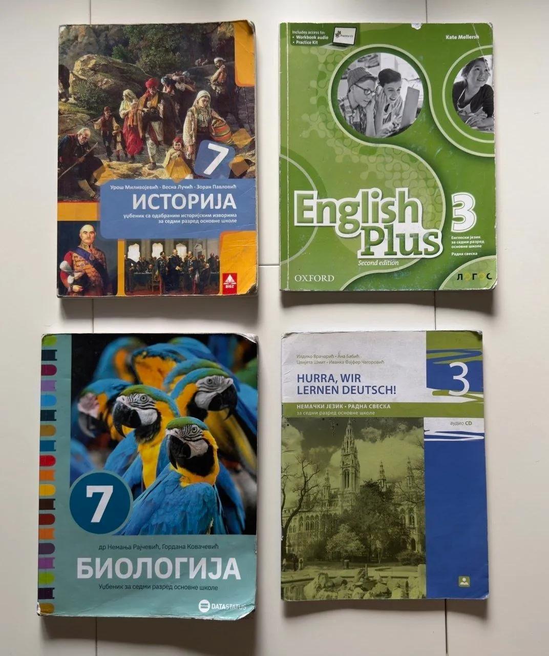 Школьные учебники за 7 класс