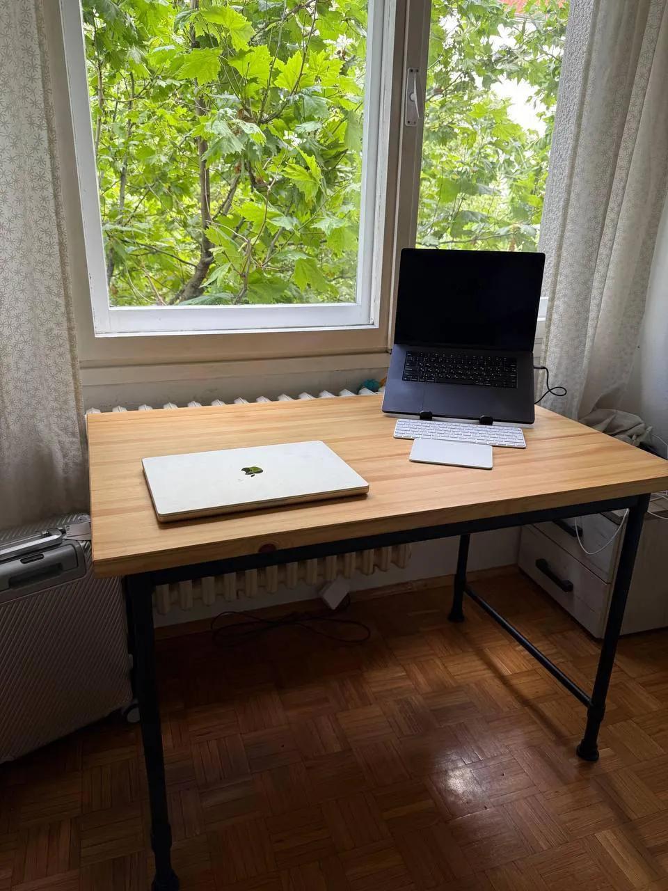 Рабочий стол IKEA KULLABERG 110×70 сосна