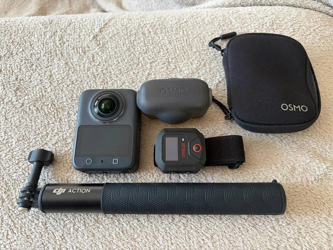 DJI Osmo 360 новая и DJI Mic Mini микрофон