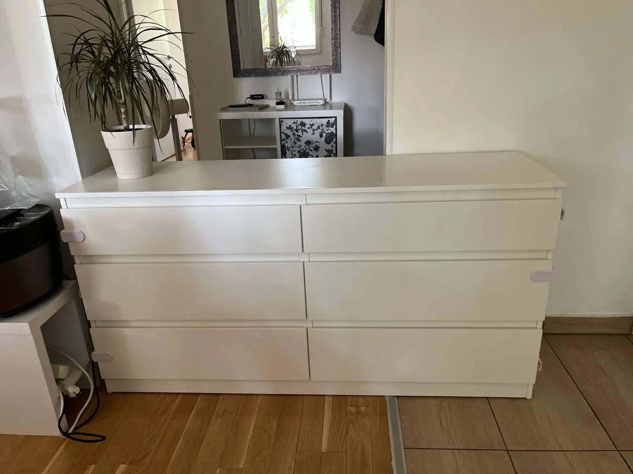 Комод IKEA STORKLINTA 6 ящиков 140×50×75 см