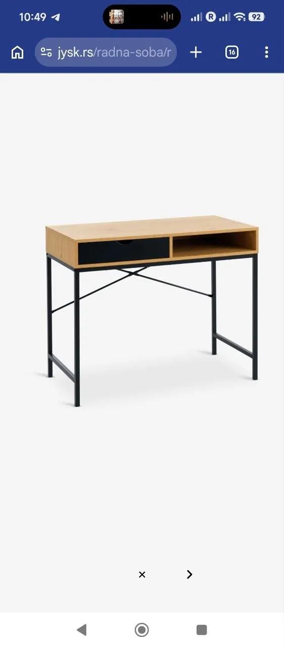 Письменный стол Jysk 48x95 с ящиком и полкой