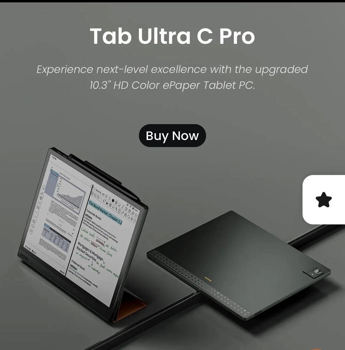 ONYX BOOX Tab Ultra C Pro электронная книга