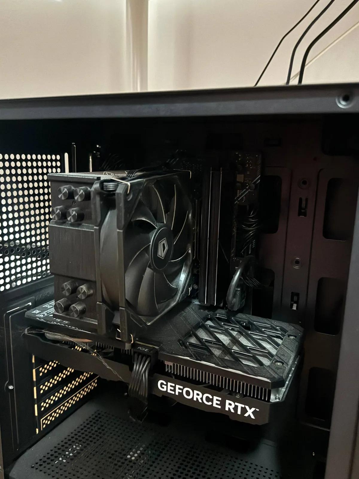 Intel i5 12400F материнская плата монитор Dell
