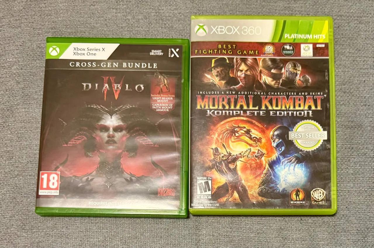 Игры для Xbox Mortal Kombat Diablo IV