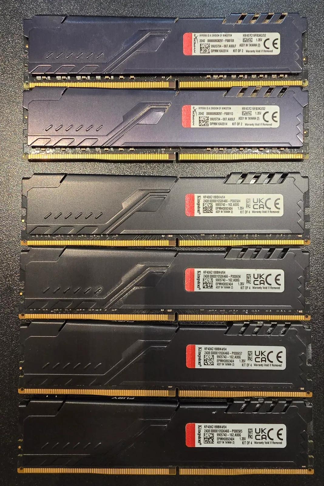ОЗУ Kingston DDR4 32 и 64 ГБ