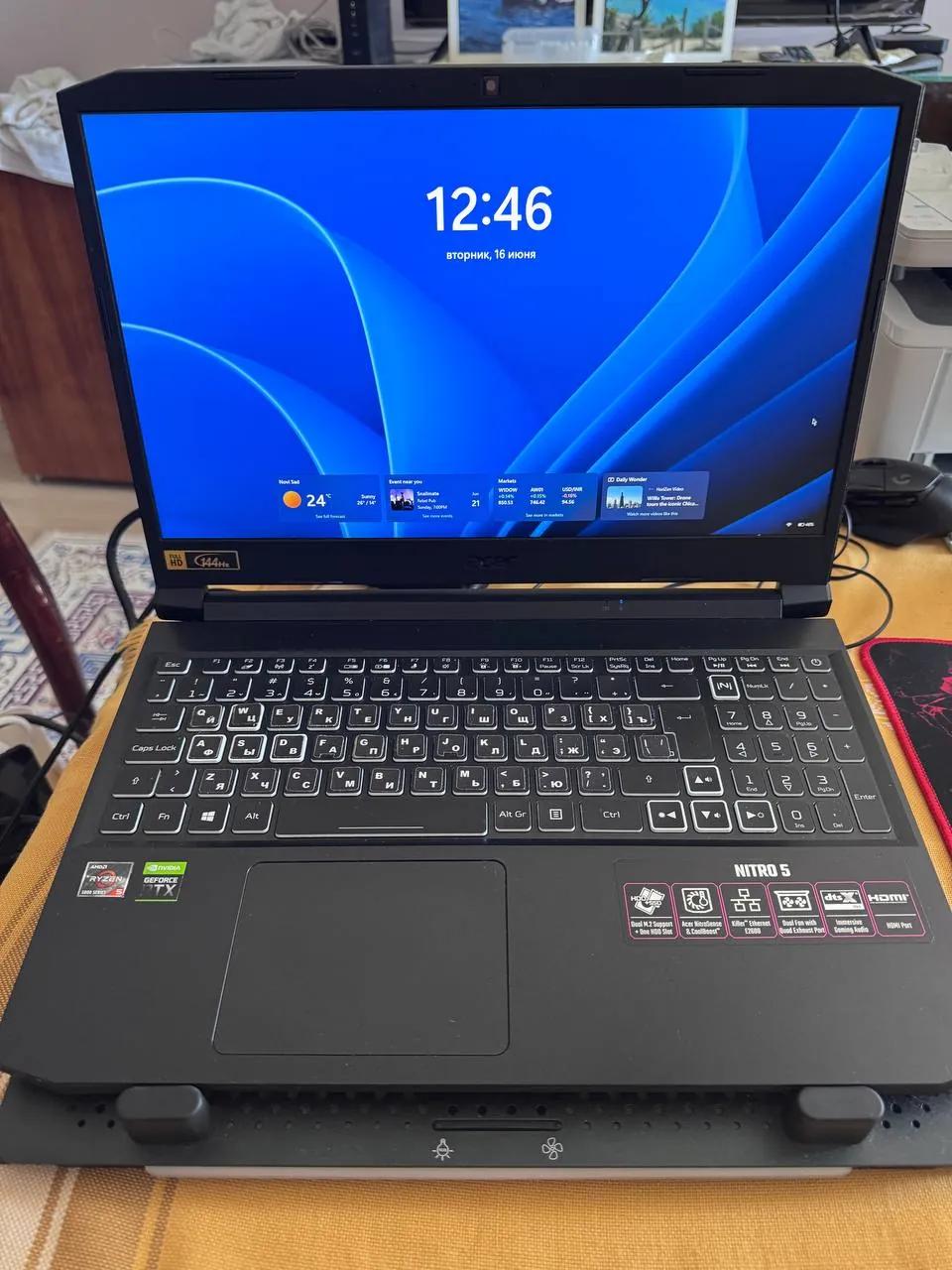Ноутбук Acer Nitro 5 Ryzen 5 RTX 3060