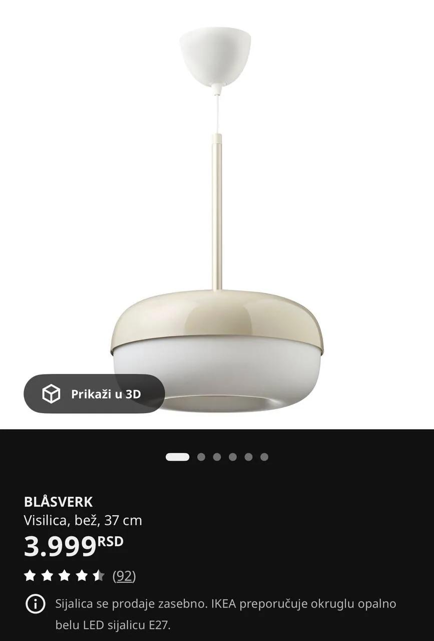 Лампы IKEA 2 штуки