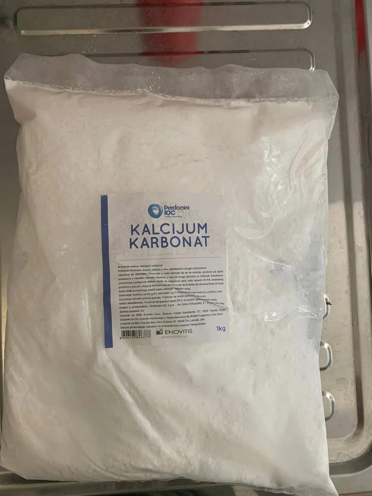 Кальций карбонат CaCO3 для виноделия 1 кг