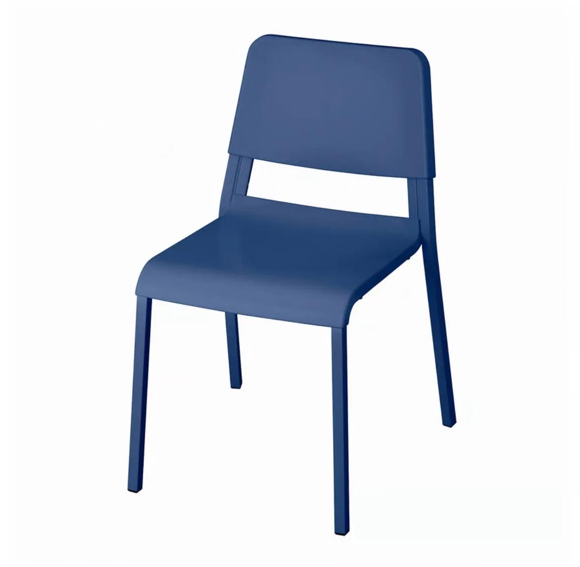 Стулья IKEA Teodores ультрамариновые 9 шт