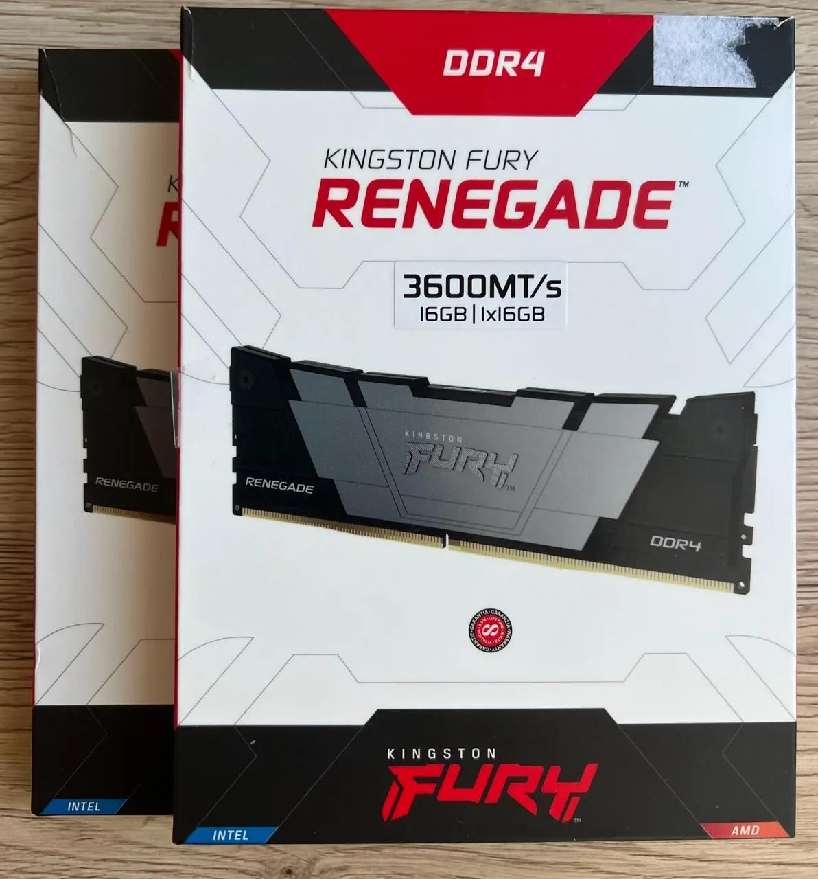 Оперативная память Kingston Fury Renegade DDR4 32 ГБ