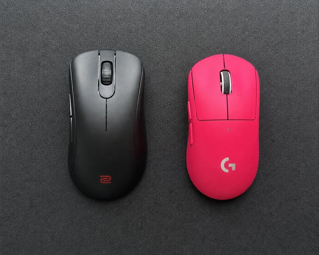 Игровые мыши Zowie EC2-DW и Logitech G Pro X Superlight 2