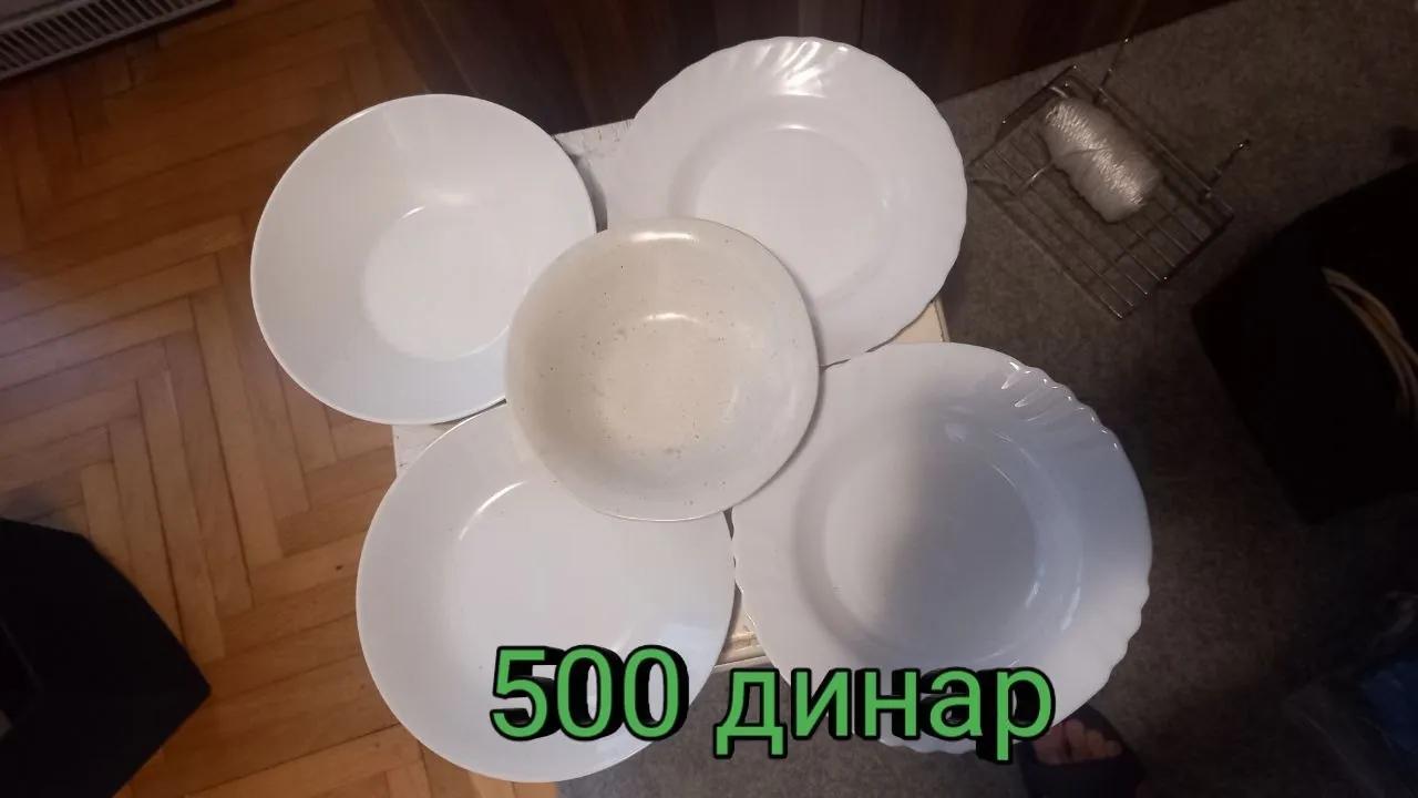 Комплект кухонной посуды тарелки ножи сковорода Белград
