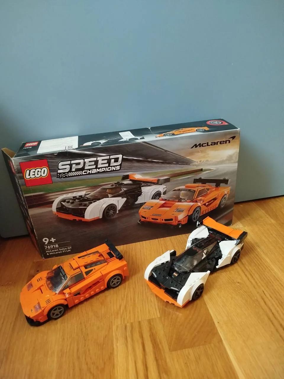 Конструктор Lego гоночные машины и заяц