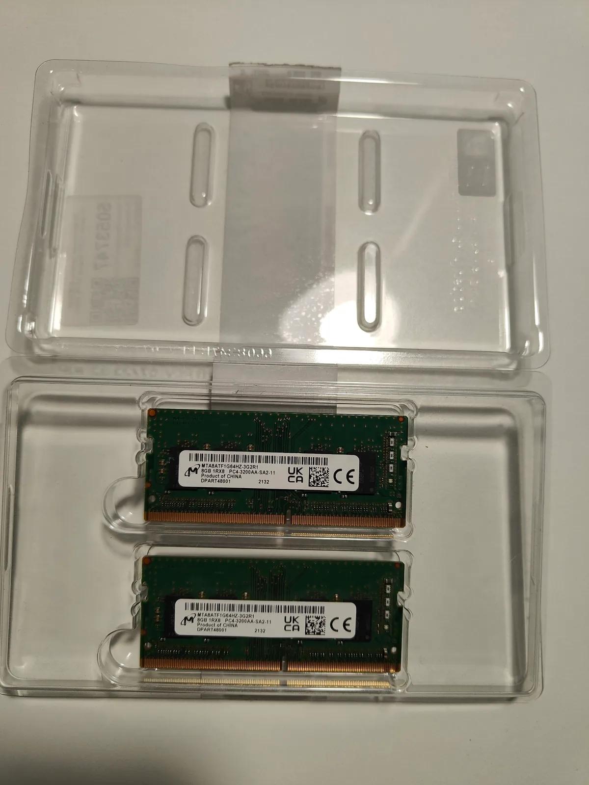 Оперативная память Micron DDR4 16 ГБ для ноутбука
