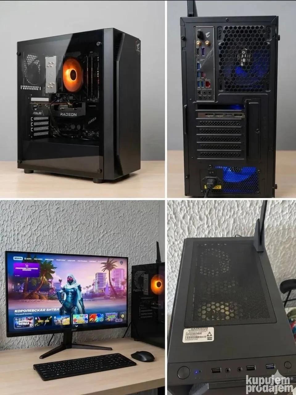 Игровой ПК Ryzen 5 5500 RX 6600 с монитором 27 QHD Белград
