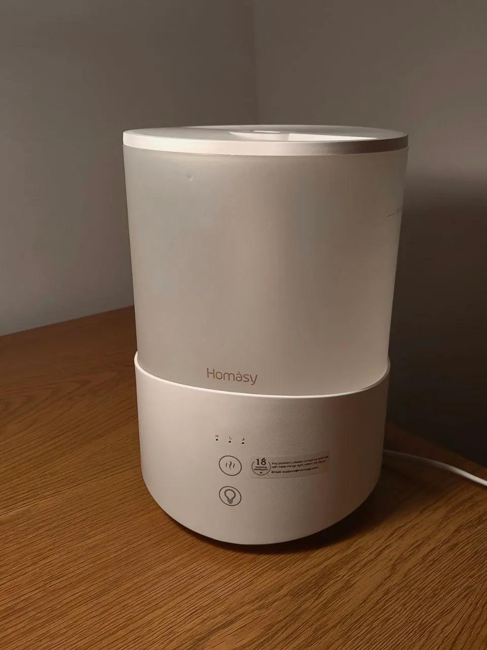 Увлажнитель воздуха Homasy 2,5 л с функцией ночника