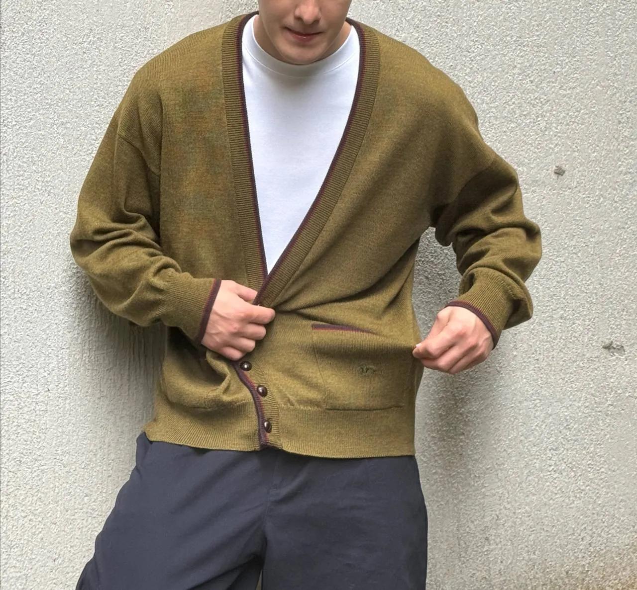 Кардиган Burberry Vintage и куртка Barbour Bedale