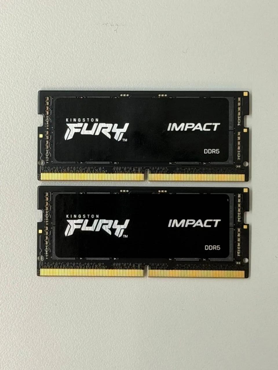 Оперативная память Kingston Fury DDR5 64 ГБ