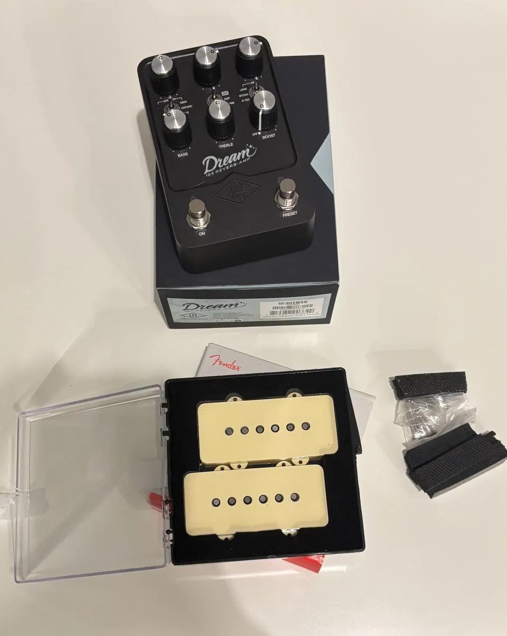 Педаль Universal Audio Dream 65 и датчики Jazzmaster