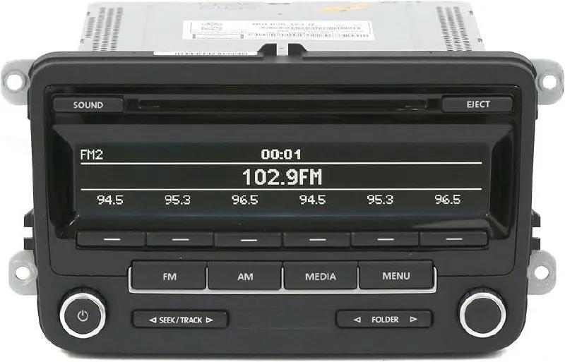 Магнитола VW RCD 310 и рамки номерного знака