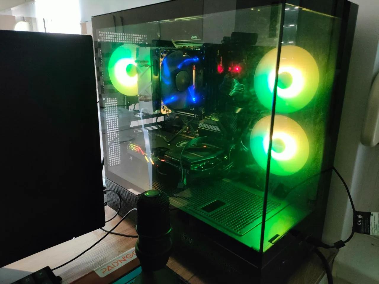 Игровой ПК Ryzen 7 5700X RTX 4060 Ti с монитором
