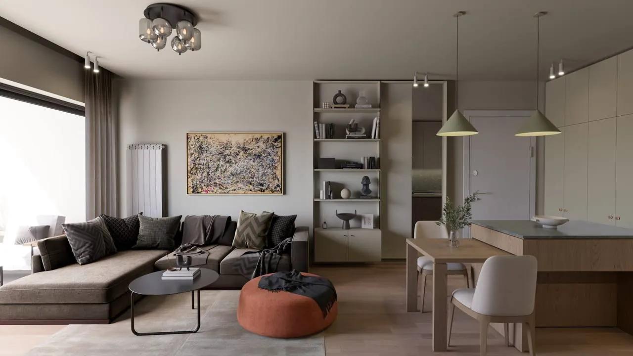 Однокомнатная квартира 55 м² с парковкой Нови-Белград