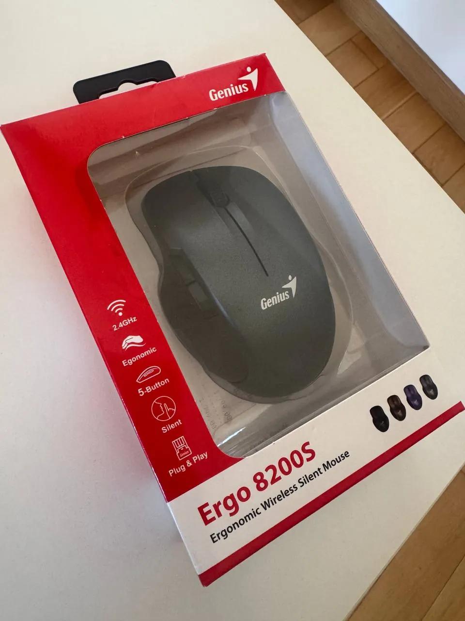 Беспроводная мышь Genius Ergo 8200S новая