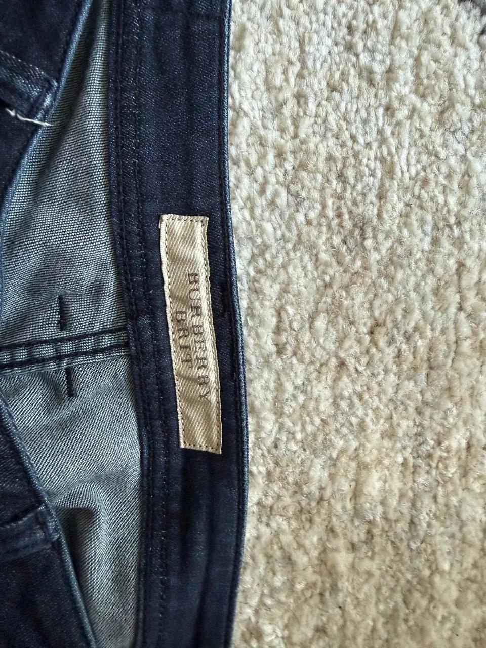 Джинсы Burberry Brit slim fit синие