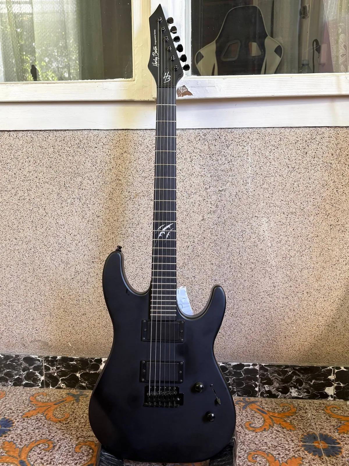 Гитара Harley Benton HWY-25BKS и комбик Fender