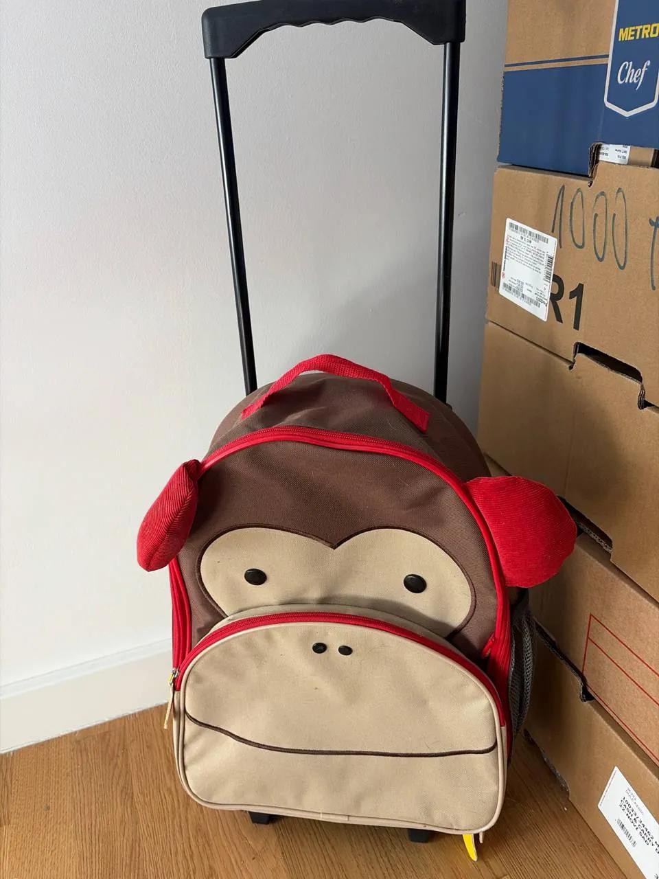 Детский чемодан Skip Hop Monkey на колёсах