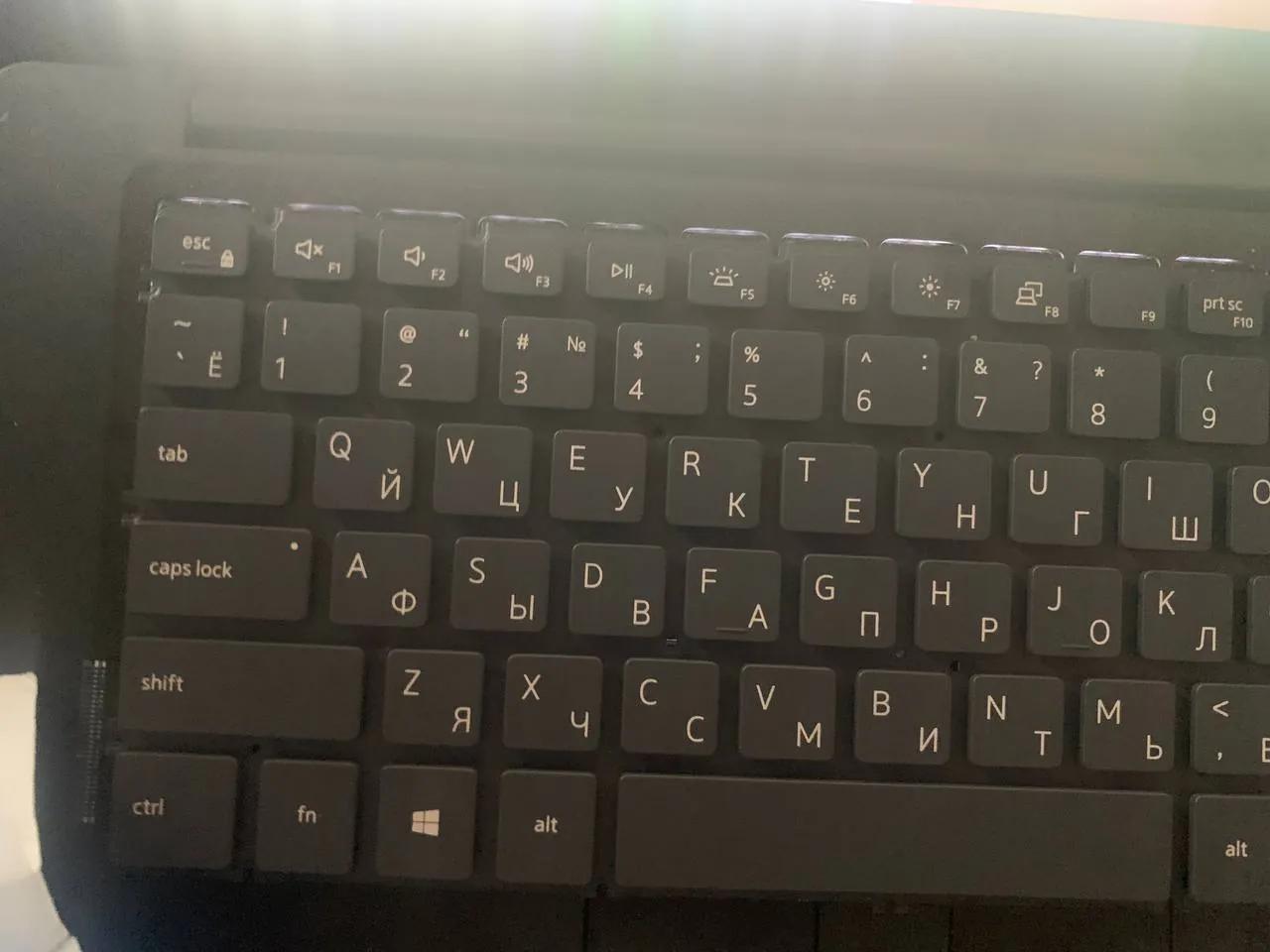 Клавиатура Dell Inspiron с подсветкой RU/EN
