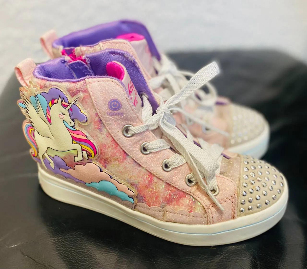 Ботинки Skechers и туфли Zara для девочки р.33