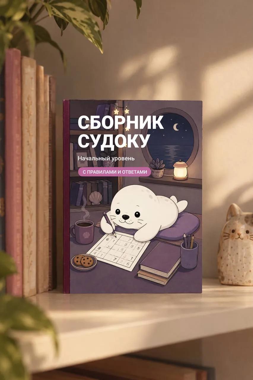 Сборник судоку для начинающих формат А6