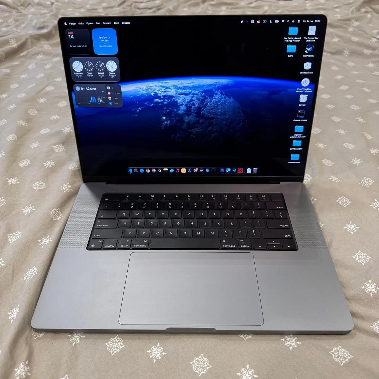 MacBook Pro 16 дюймов M1 32 ГБ